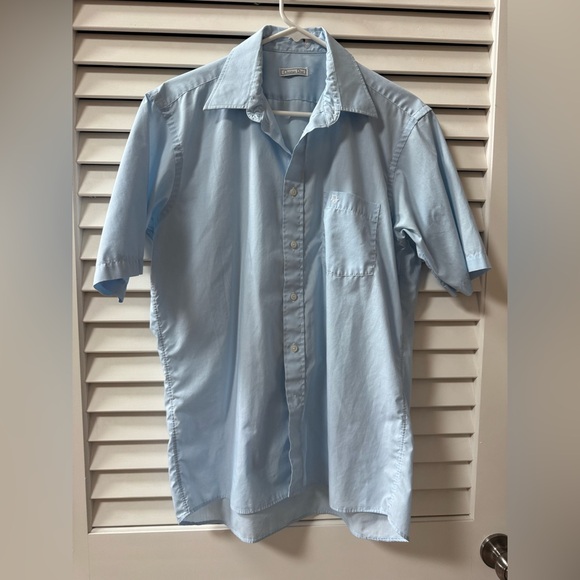 Dior Other - Dior Men's Vintage Sky Blue Casual Button Down Shirt